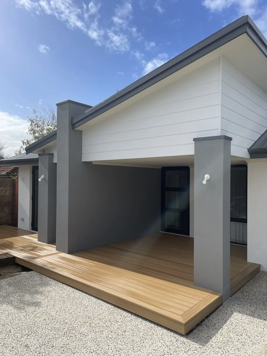 Modern entrance